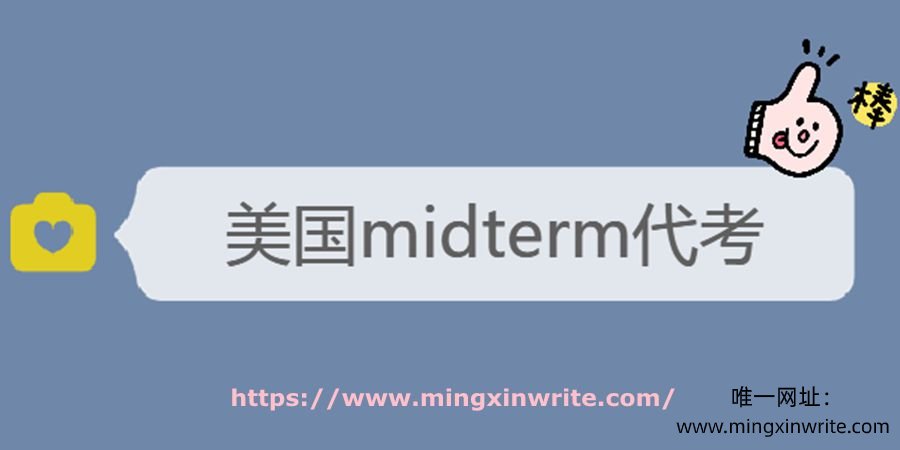 美国midterm代考